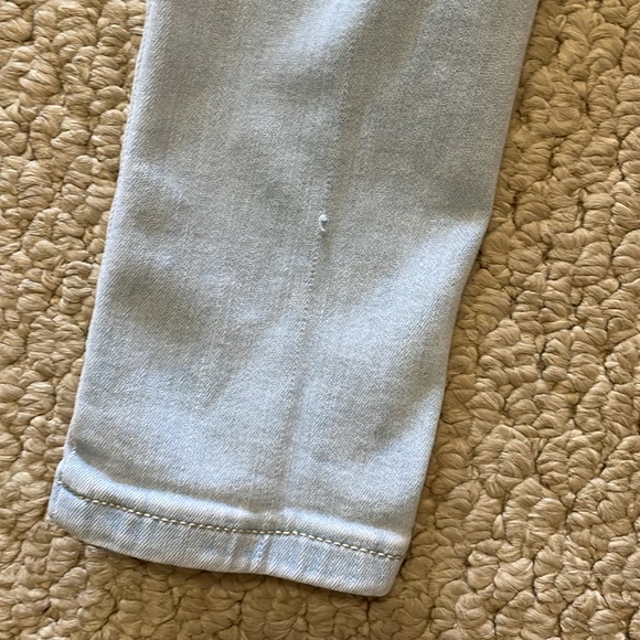 CAT & JACK UGC Girls Size 7 Light Blue Jean Leggings Pull on elastic waist 👖 - Picture 8 of 10